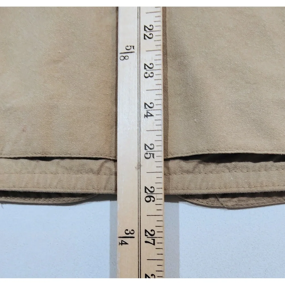 Vintage 80s Banana Republic Safari Vest Mens L Tan Khaki Cotton Utility Fishing